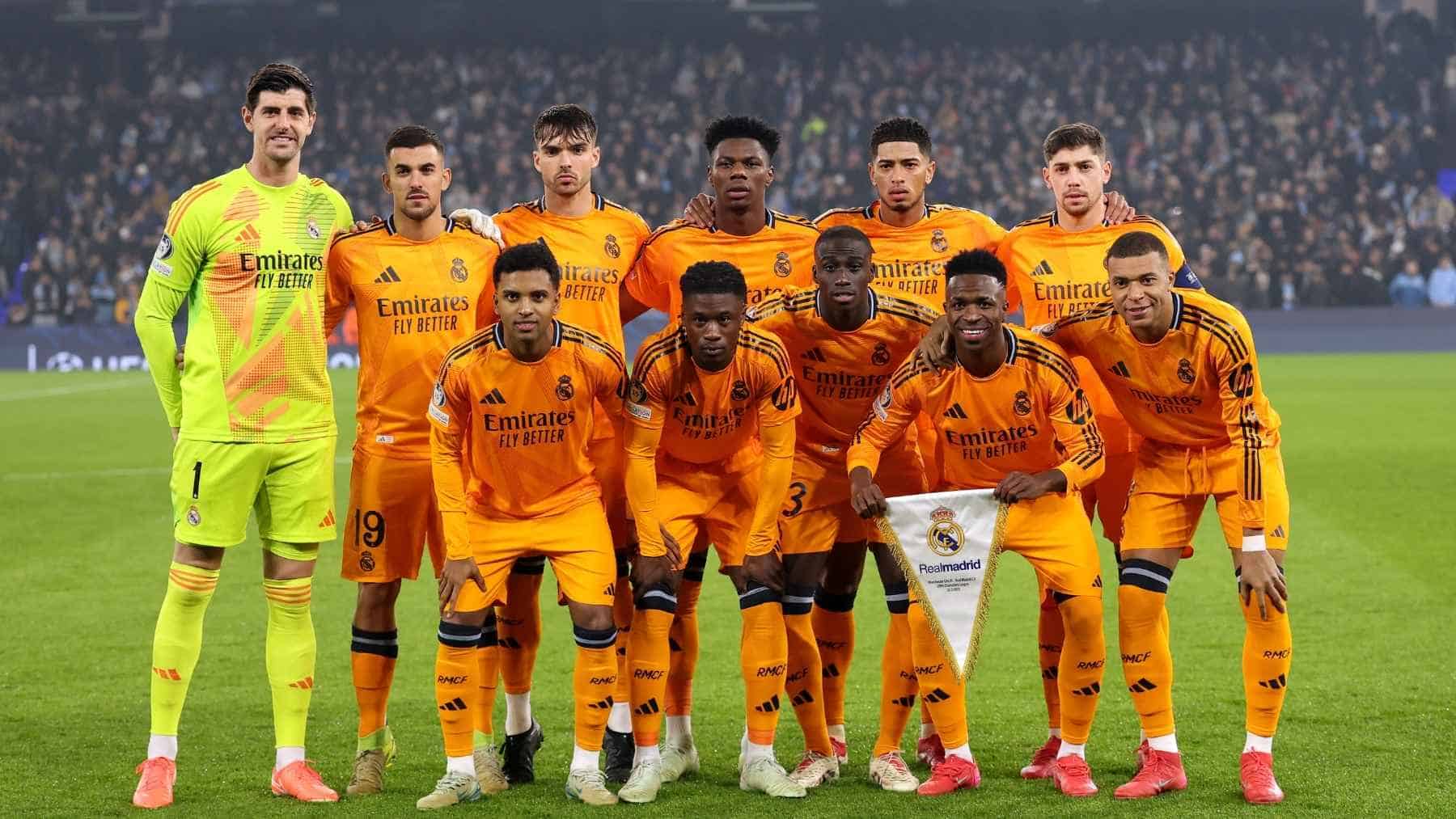 Real Madrid line up