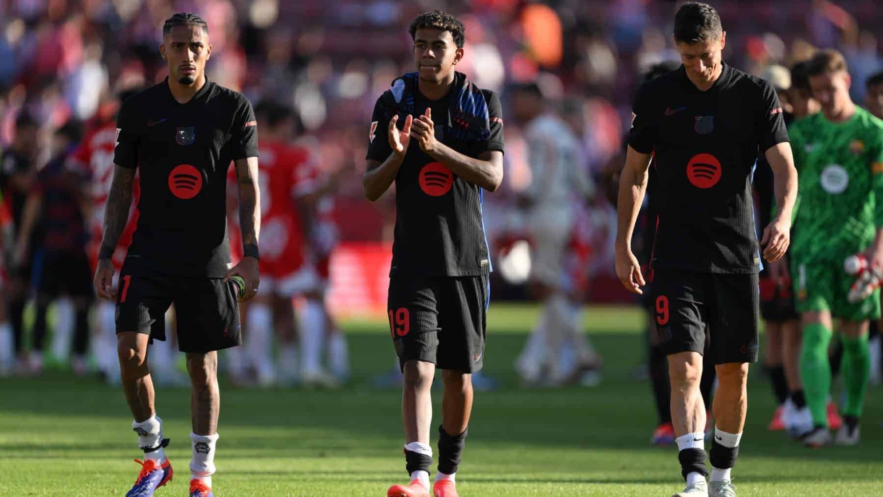 MSN Lewandowski Lamine Raphinha