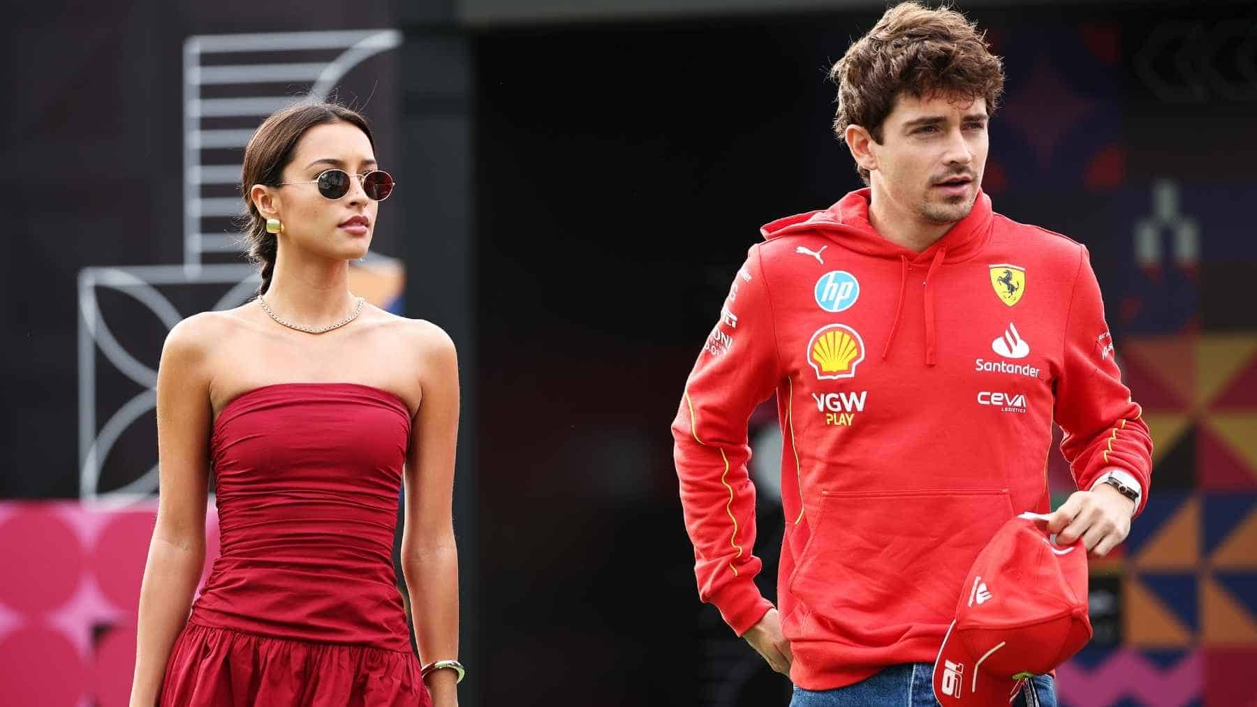 Alexandra Saint Mleux Charles Leclerc
