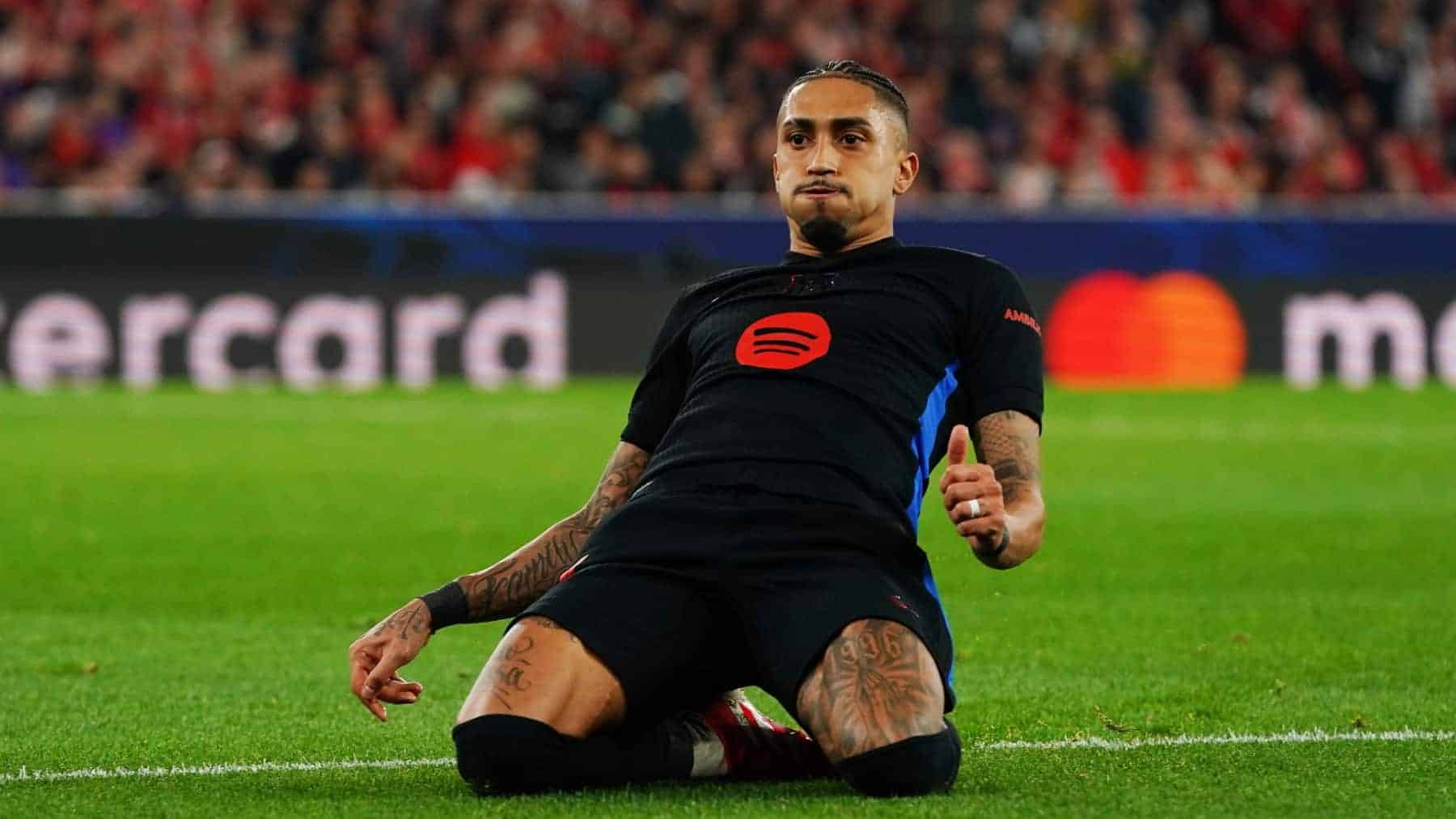 raphinha benfica barça