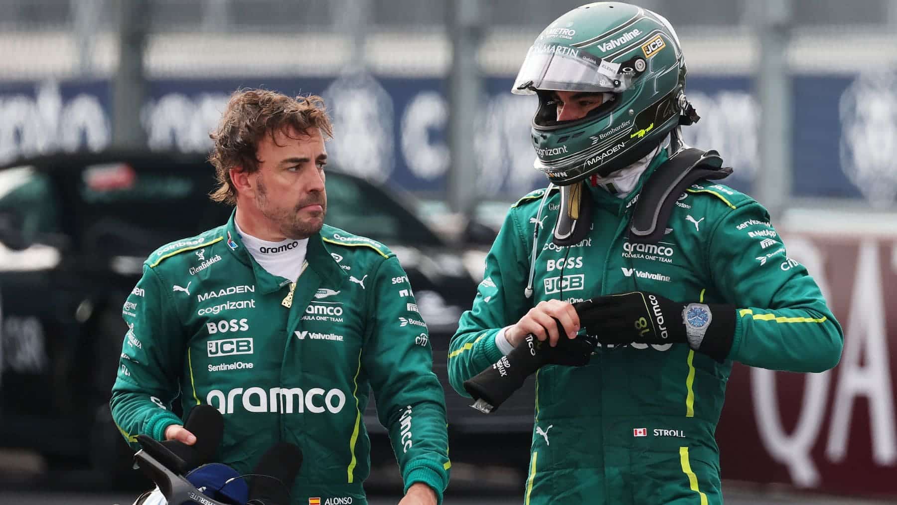Stroll Aston Martin Alonso