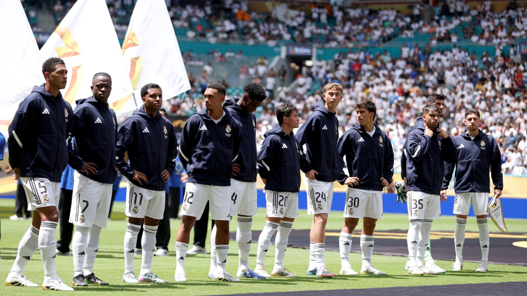 Real Madrid lineup