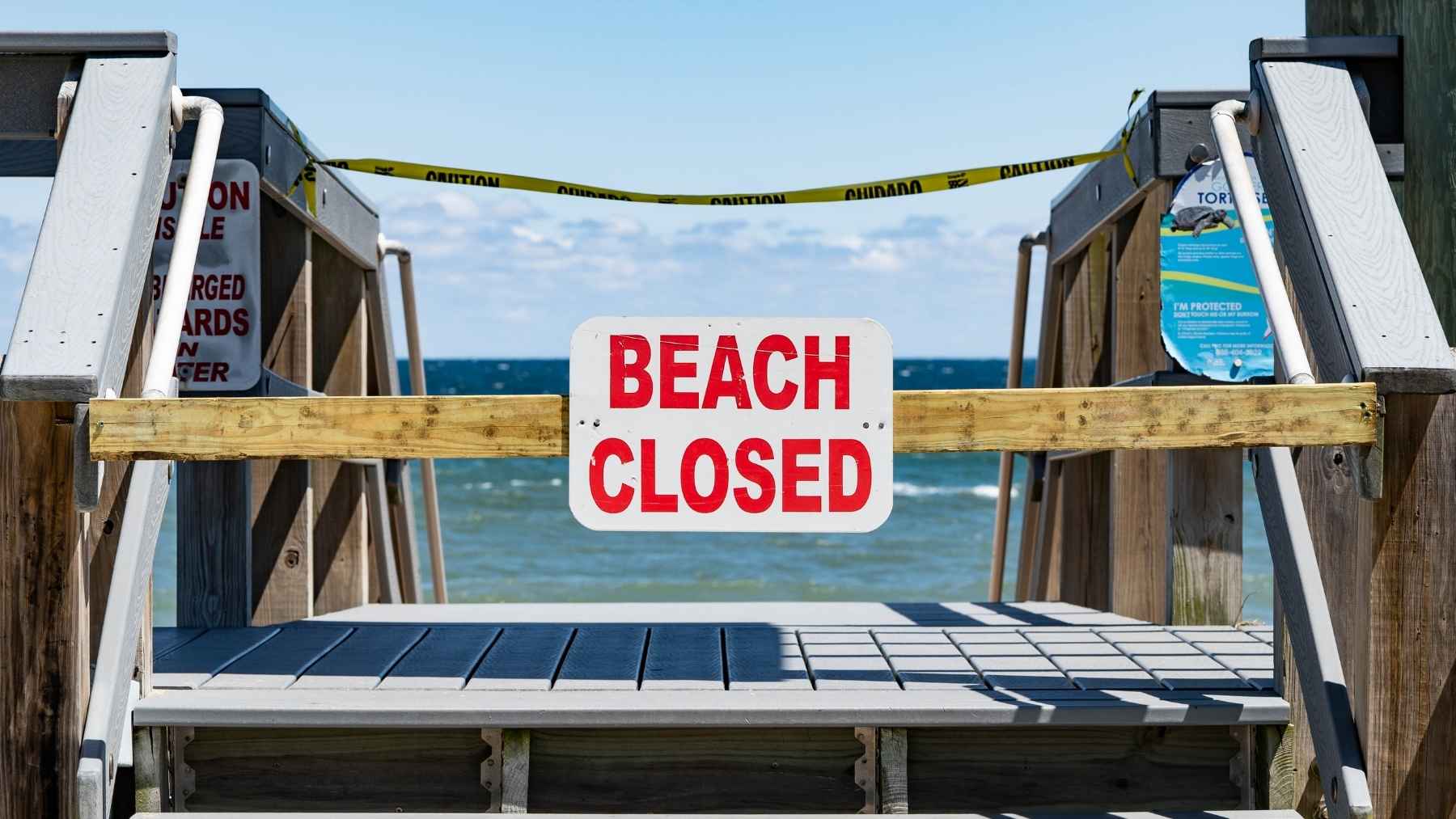 Beach Closed