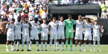 Real Madrid line up