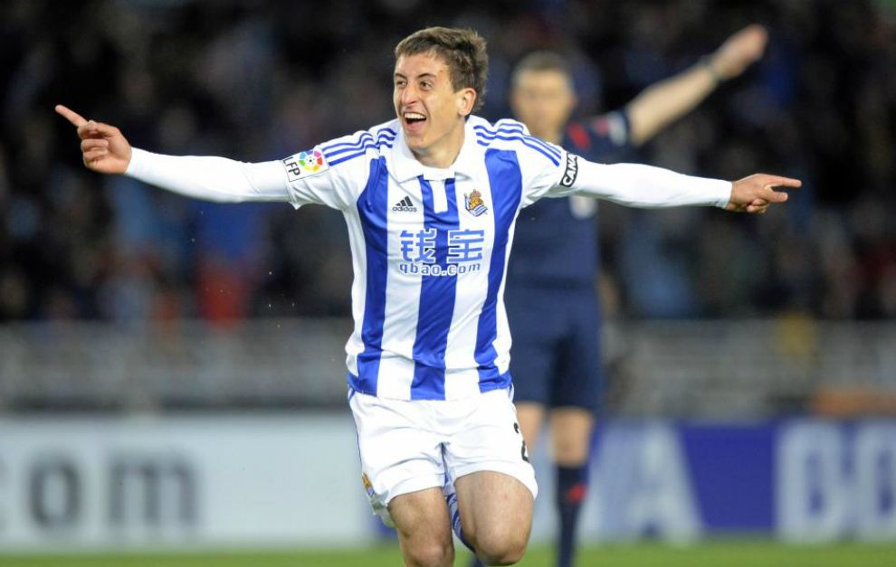 Oyarzabal celebrando uno de sus goles | Foto: Getty Images
