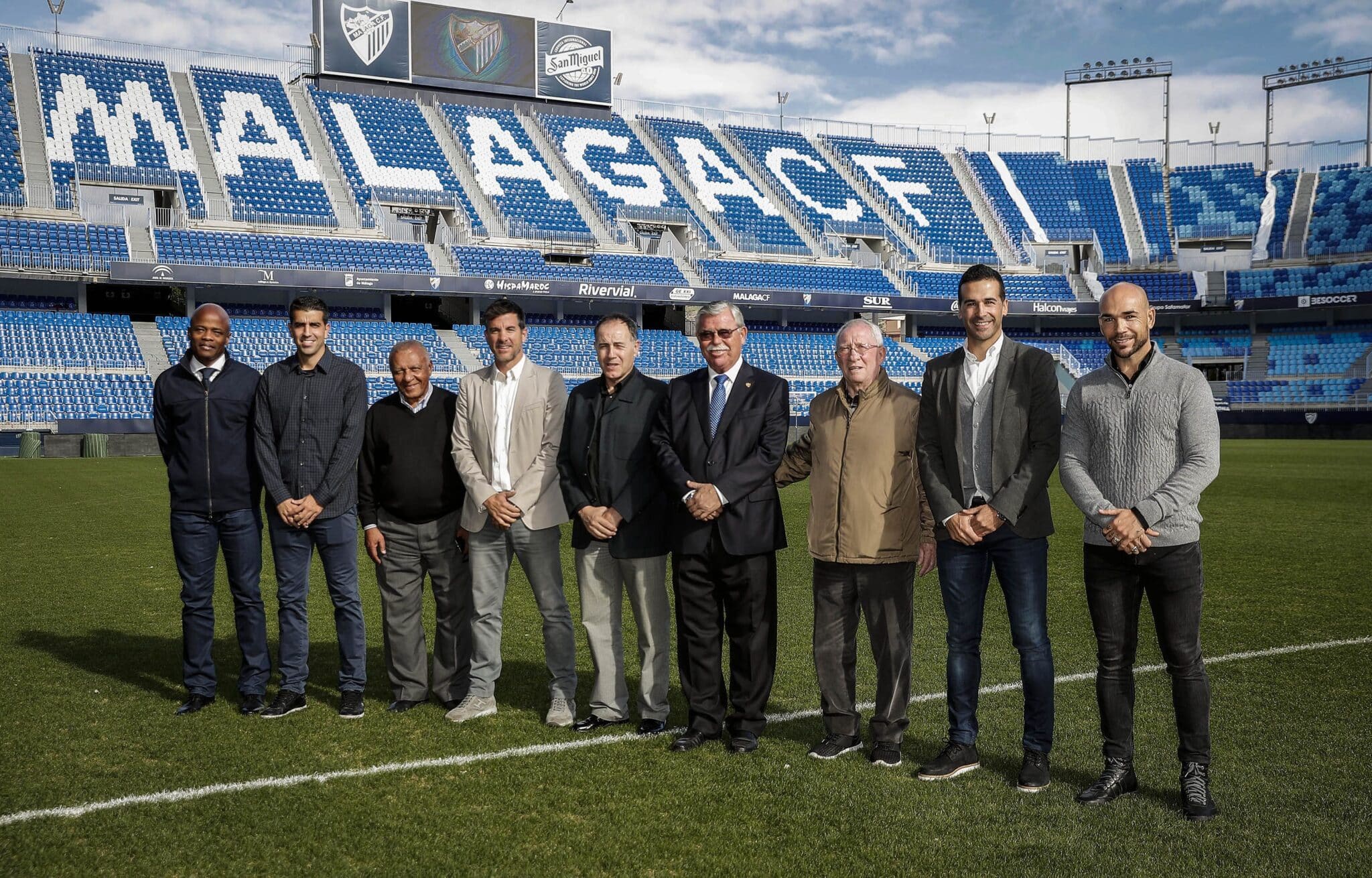 Veteranos malaguistas. Foto: Málaga CF.