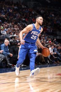 Ben Simmons con el balón (Fuente: Nba).