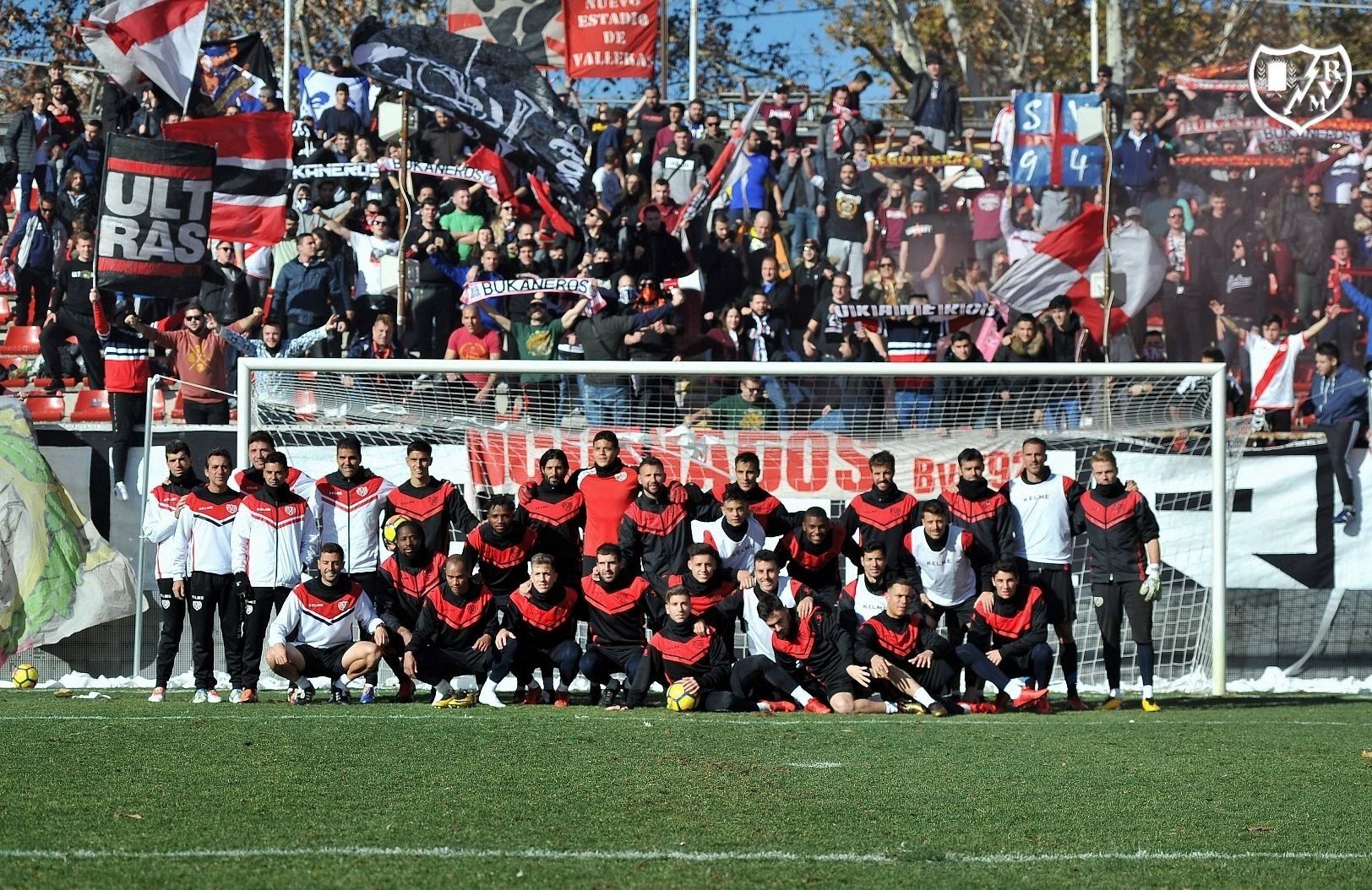 Plantilla del Rayo Vallecano / @RayoVallecano