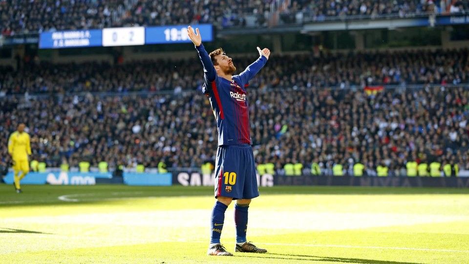 Messi imperial, mandó hoy en el Bernabéu. / Fútbol Club Barcelona