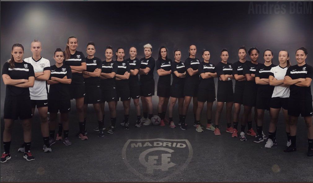 La plantilla para este 2017 del Madrid CFF.