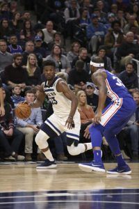 Jimmy Butler penetrando a canasta (Fuente: Minnesota Timberwolves).