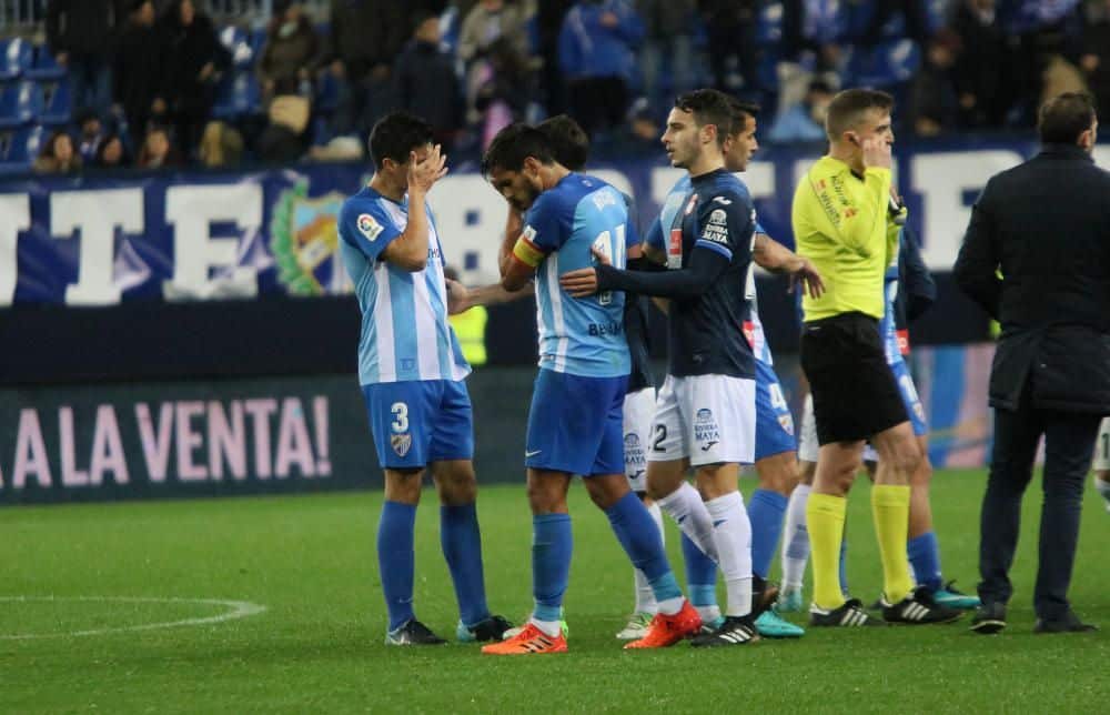 Málaga llora derrotado. Foto: La Opinión de Málaga.