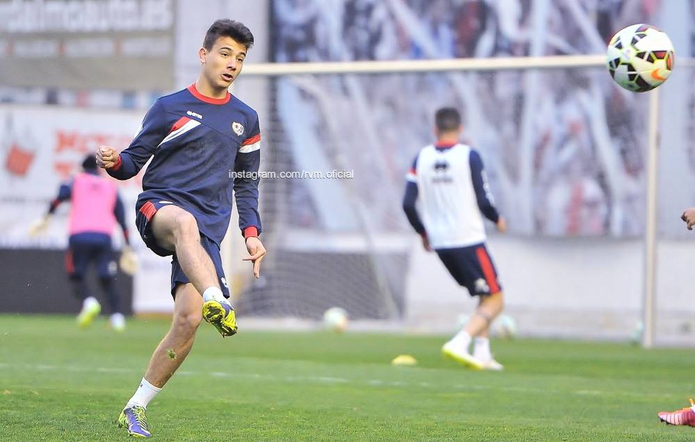 Uche en un entrenamiento / Foto: Rayo Vallecano