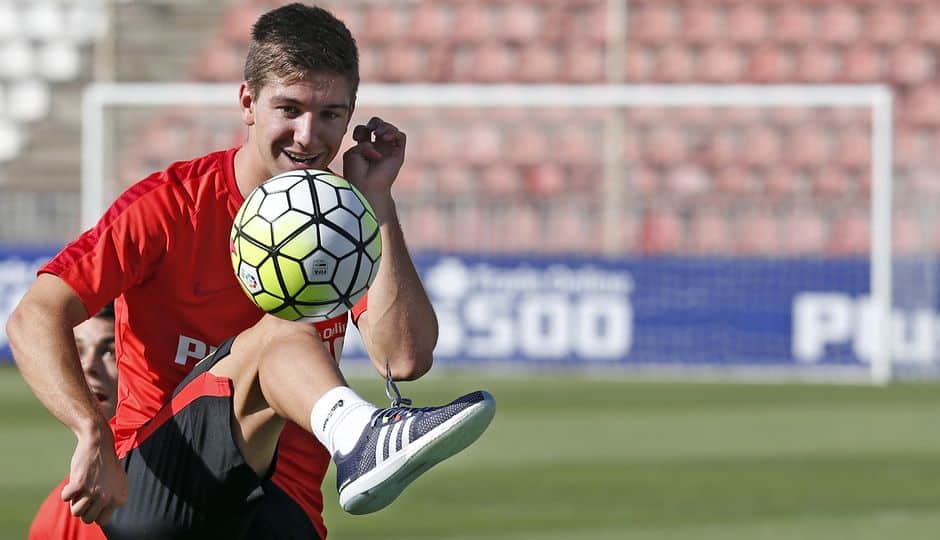 Vietto en un entrenamiento / Foto: Web oficial del Atlético de Madrid