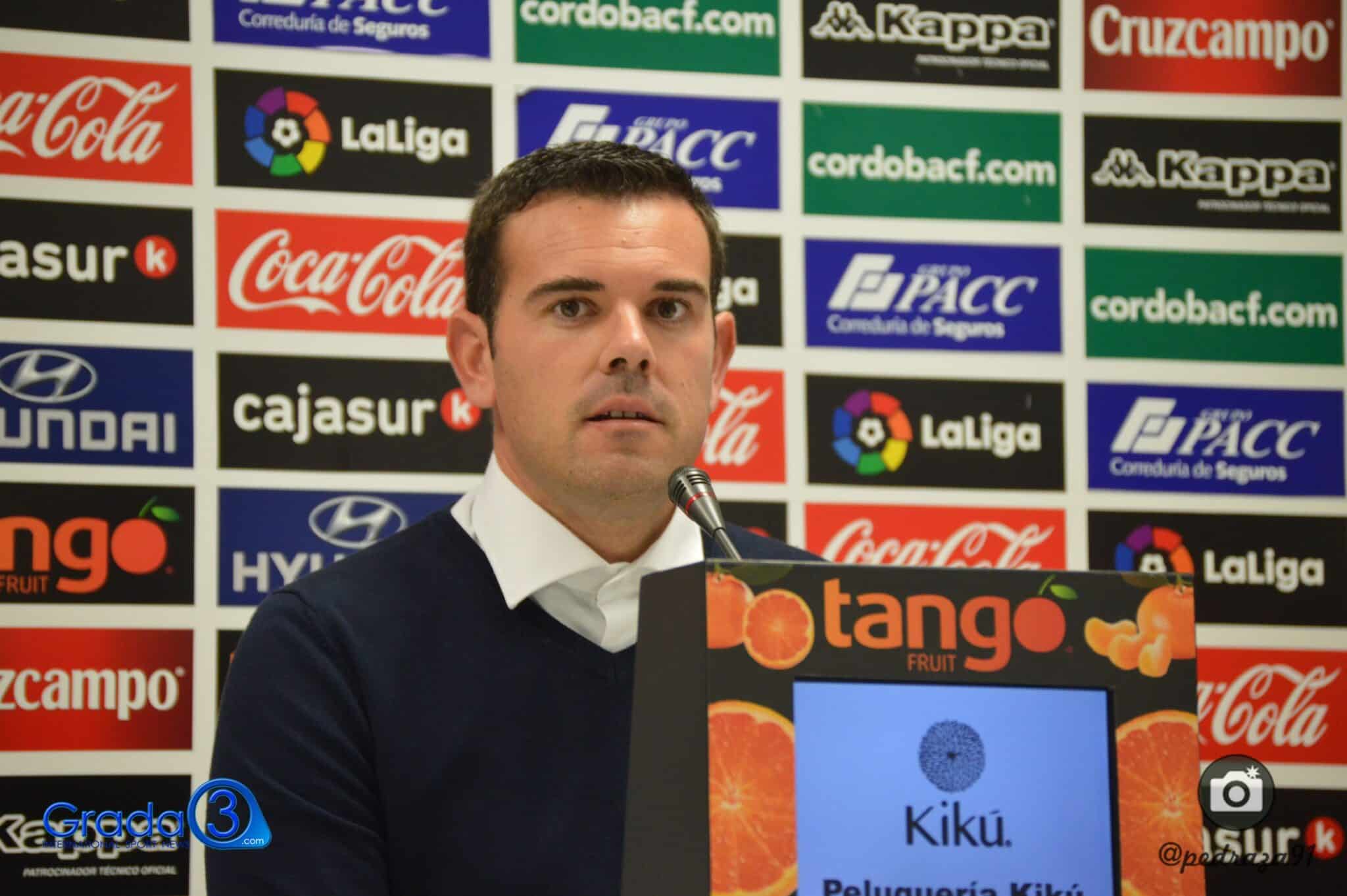 José María García durante la rueda de prensa tras el encuentro | Imagen: Jose Luis Pedraza (Grada 3)