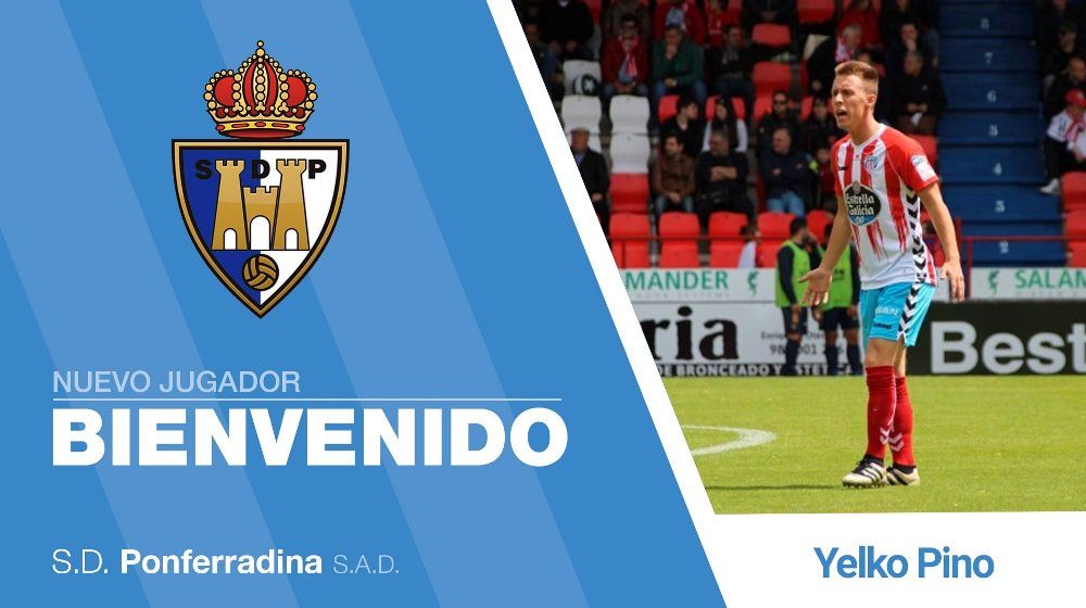 Yelko Pino, nuevo jugador de la Ponferradina