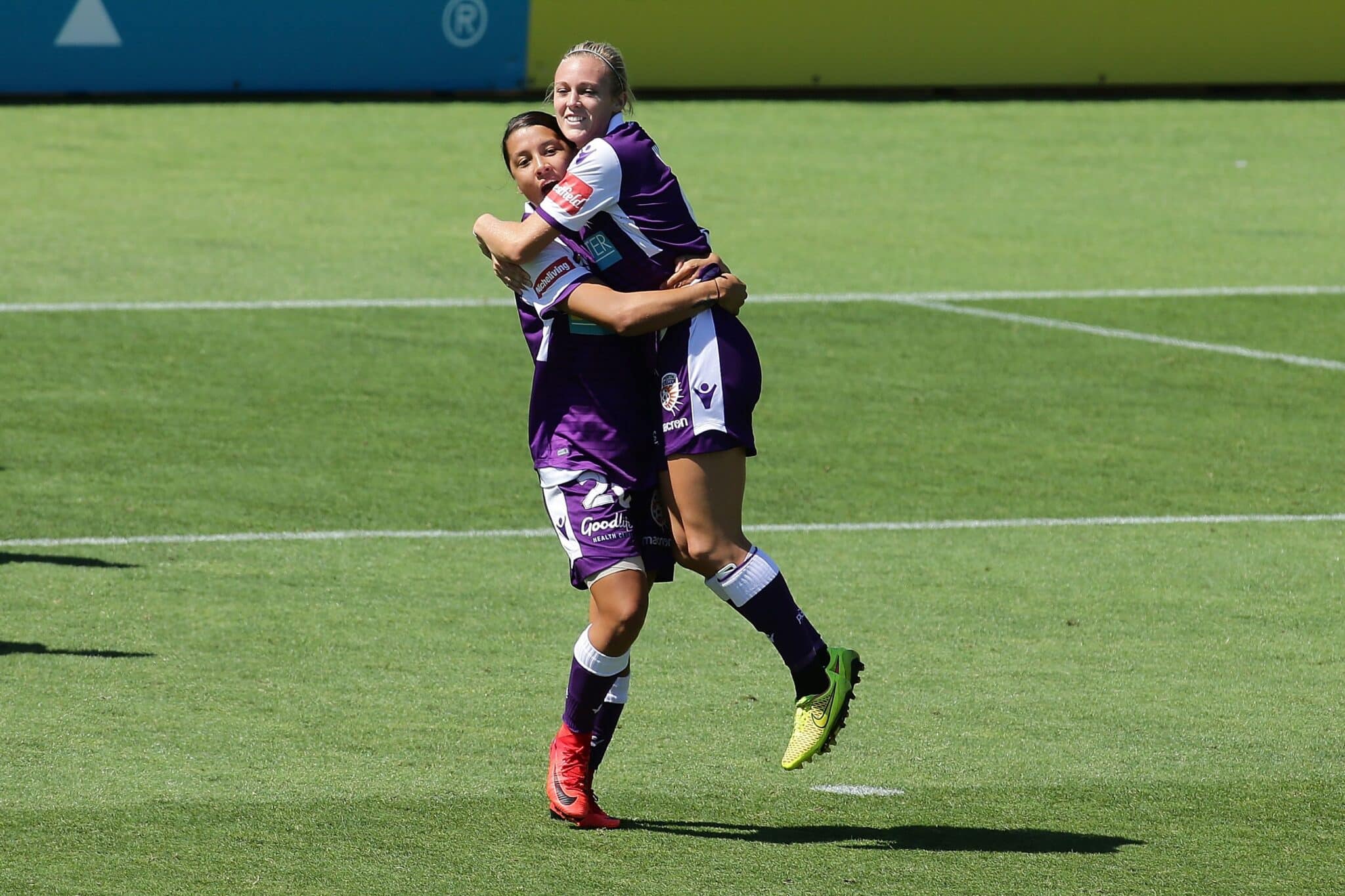 Dúo dinámico: Sam Kerr y Rachel Hill vuelven al ataque (Foto by Will Russell/Getty Images)