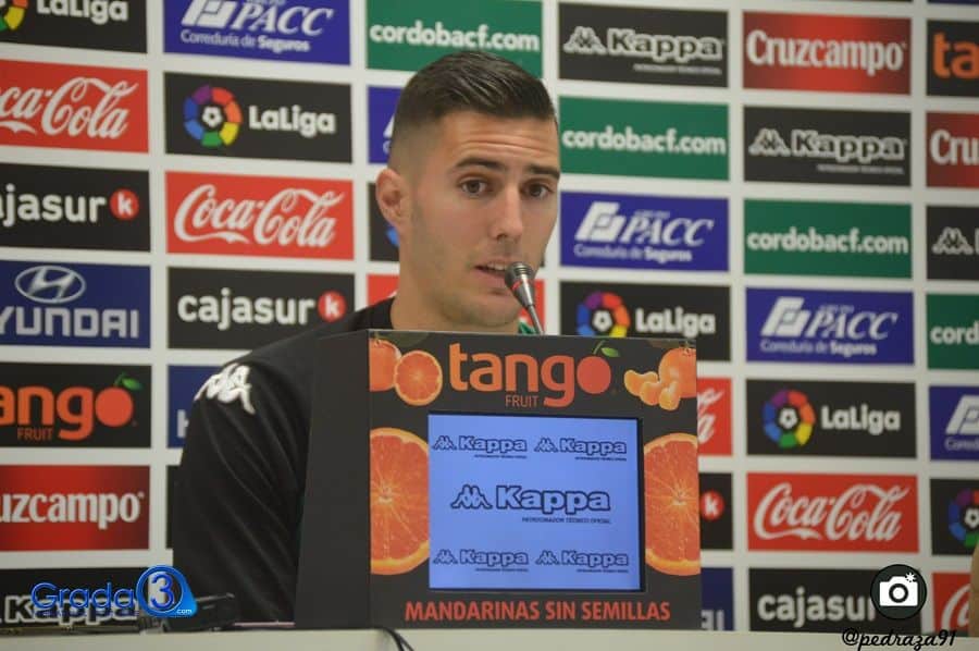 Sergi Guardiola durante la rueda de prensa | Imagen: Jose Luis Pedraza (Grada 3)