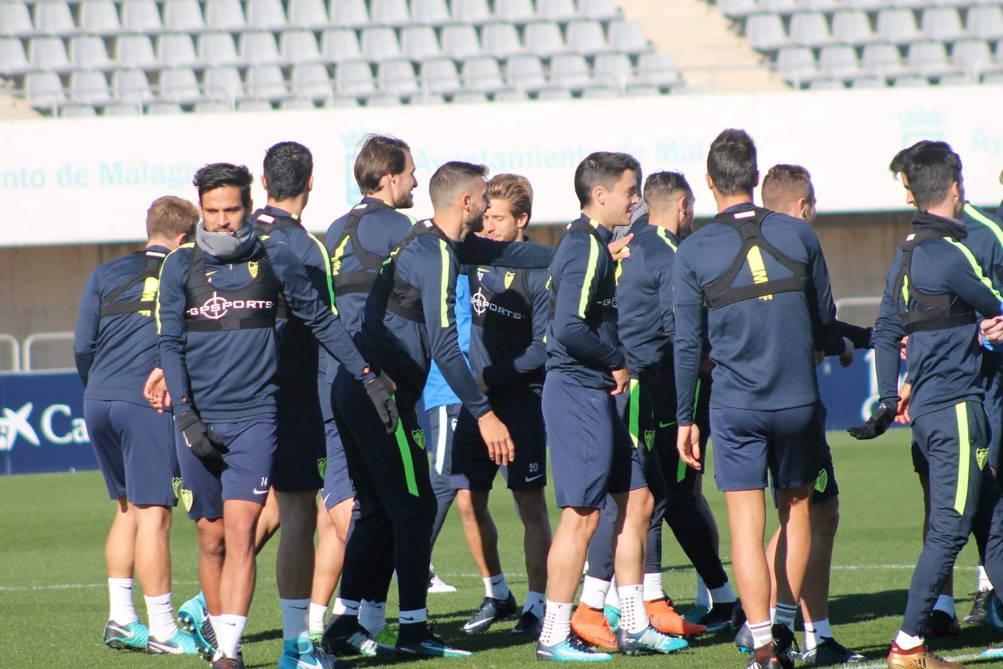 Entrenamiento del Málaga CF. Foto Sergio Gil para Grada3.com