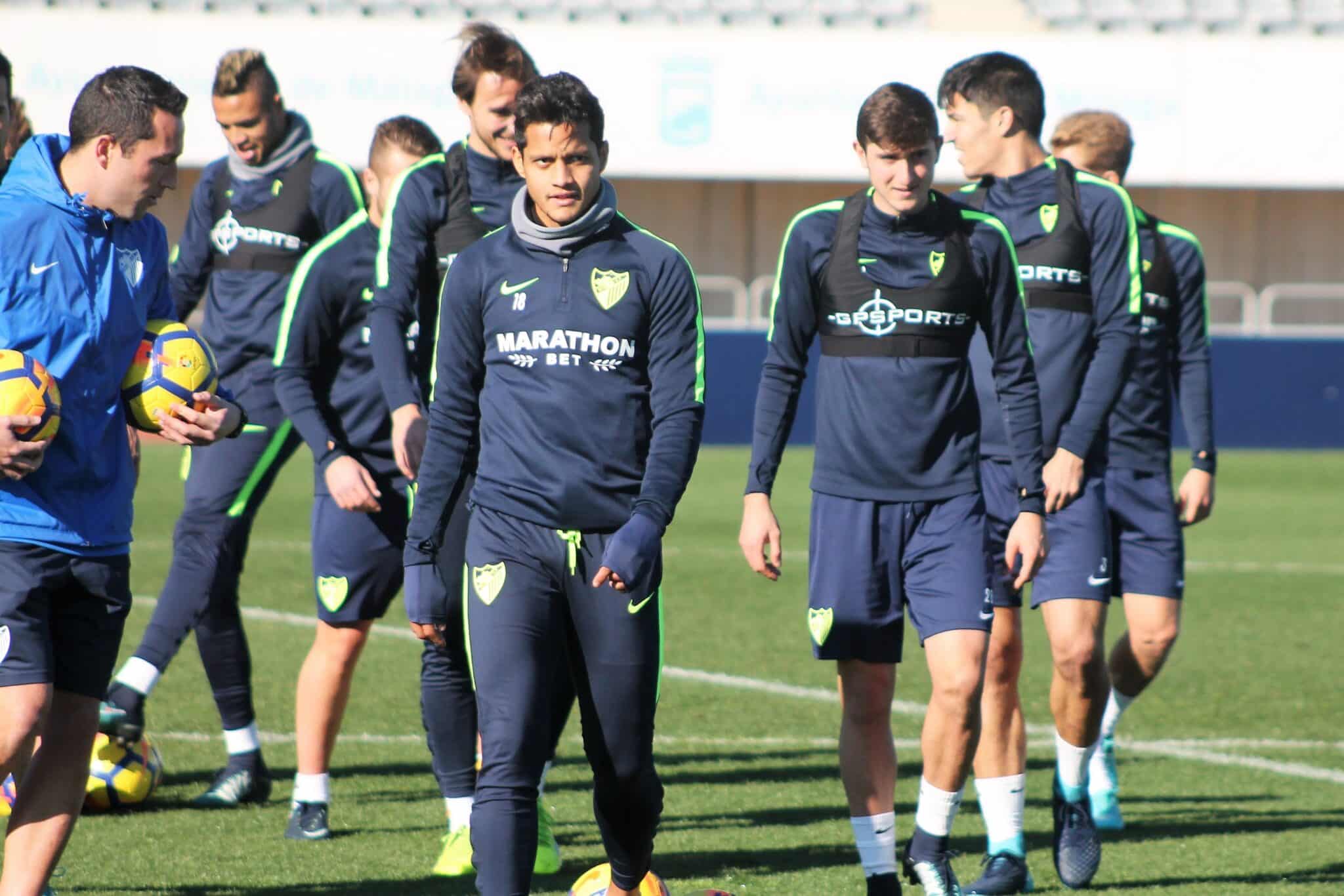 Entrenamiento del Málaga CF. Foto Sergio Gil para Grada3.com