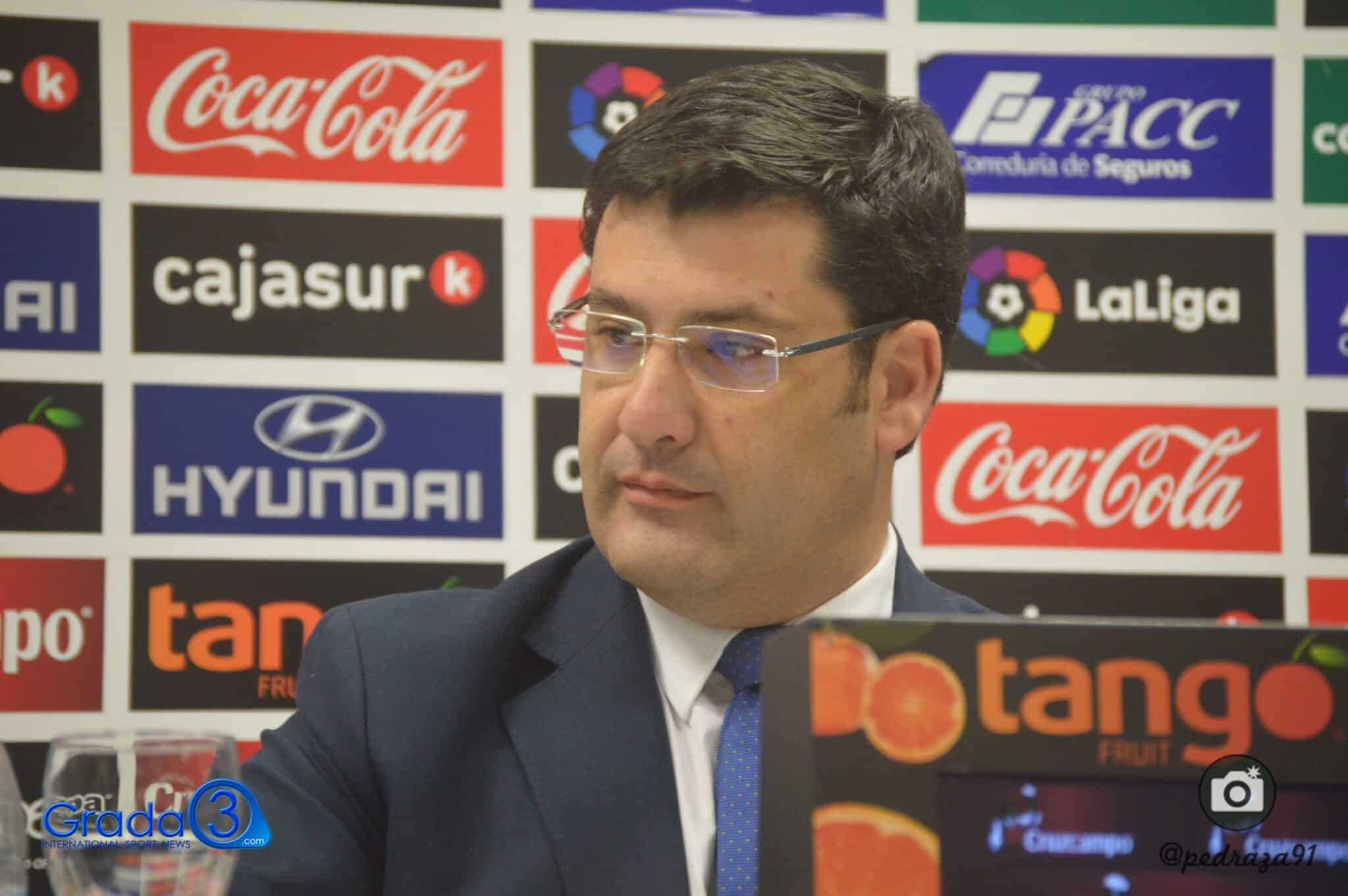 Jesús León durante la presentación como dueño y presidente del Córdoba CF | Imagen: Jose Luis Pedraza (Grada 3)