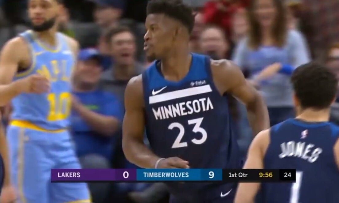 Jimmy "Buckets" promedió 28,8 puntos y 1,9 robos por juego en sus últimos 8 partidos. Fuente: youtube.com