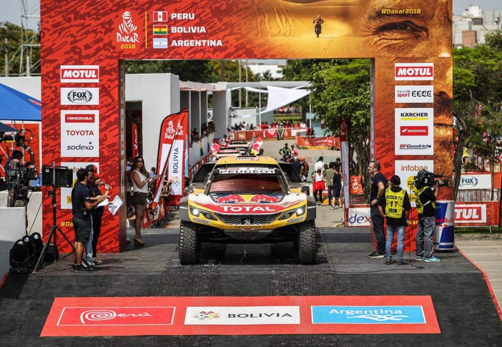 Primera etapa del Dakar. Via: Dakar.com