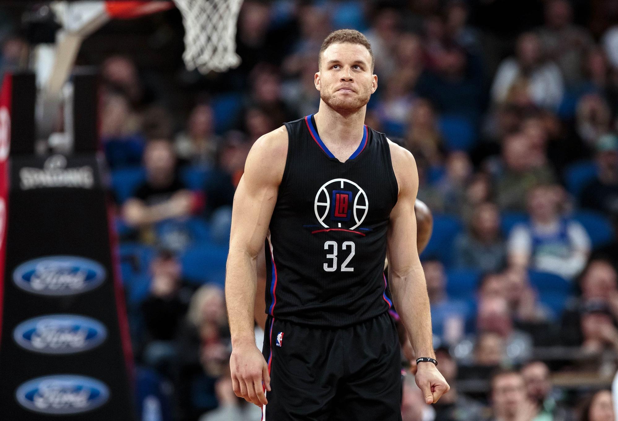 Blake Griffin en un partido de la temporada 2016-17 (Fuente: NBA).