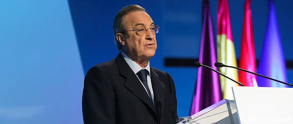 Florentino Pérez, presidente del Real Madrid / realmadrid.com