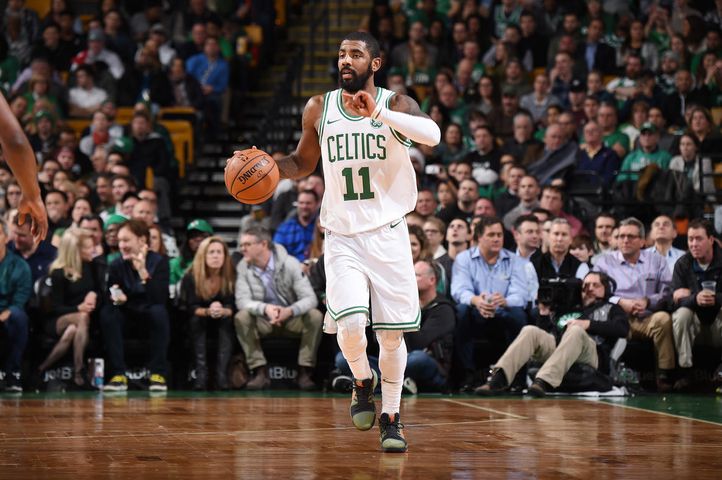 Kyrie Irving lideró la anotación de los Celtics. (Photo by Brian Babineau/NBAE via Getty Images)