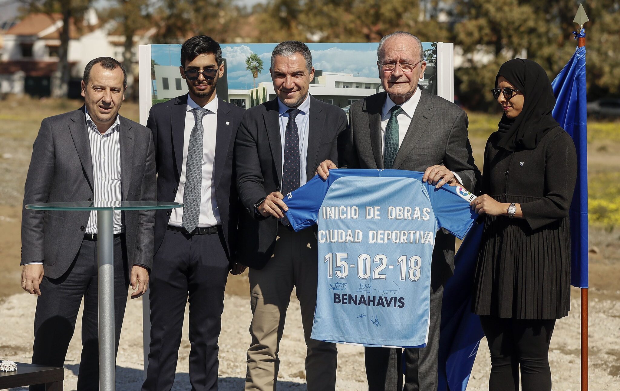 Inicio obras La Academia del MCF. Foto: Málaga CF.
