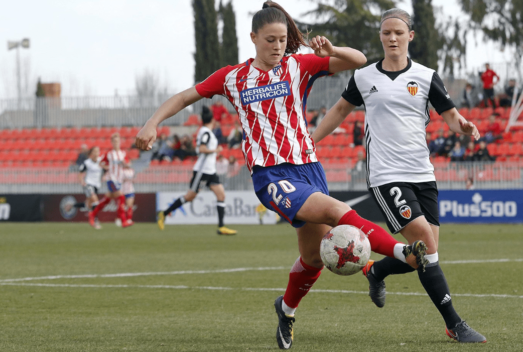 Partido en el Cerro del Espino. Imagen Twitter Atlético.