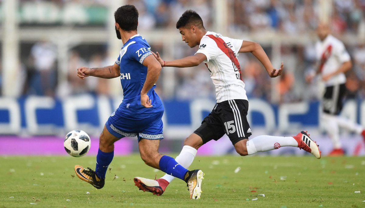 Vélez venció a River por 1-0 / @CARPoficial