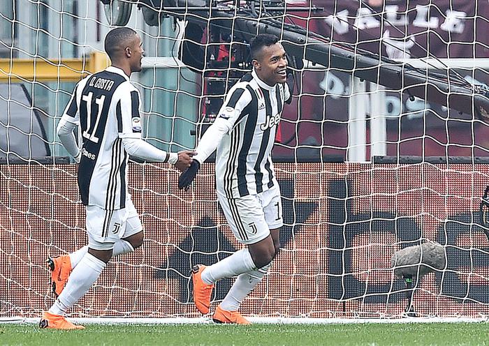 Alex Sandro anotó el único gol del partido/ Fuente: ANSA