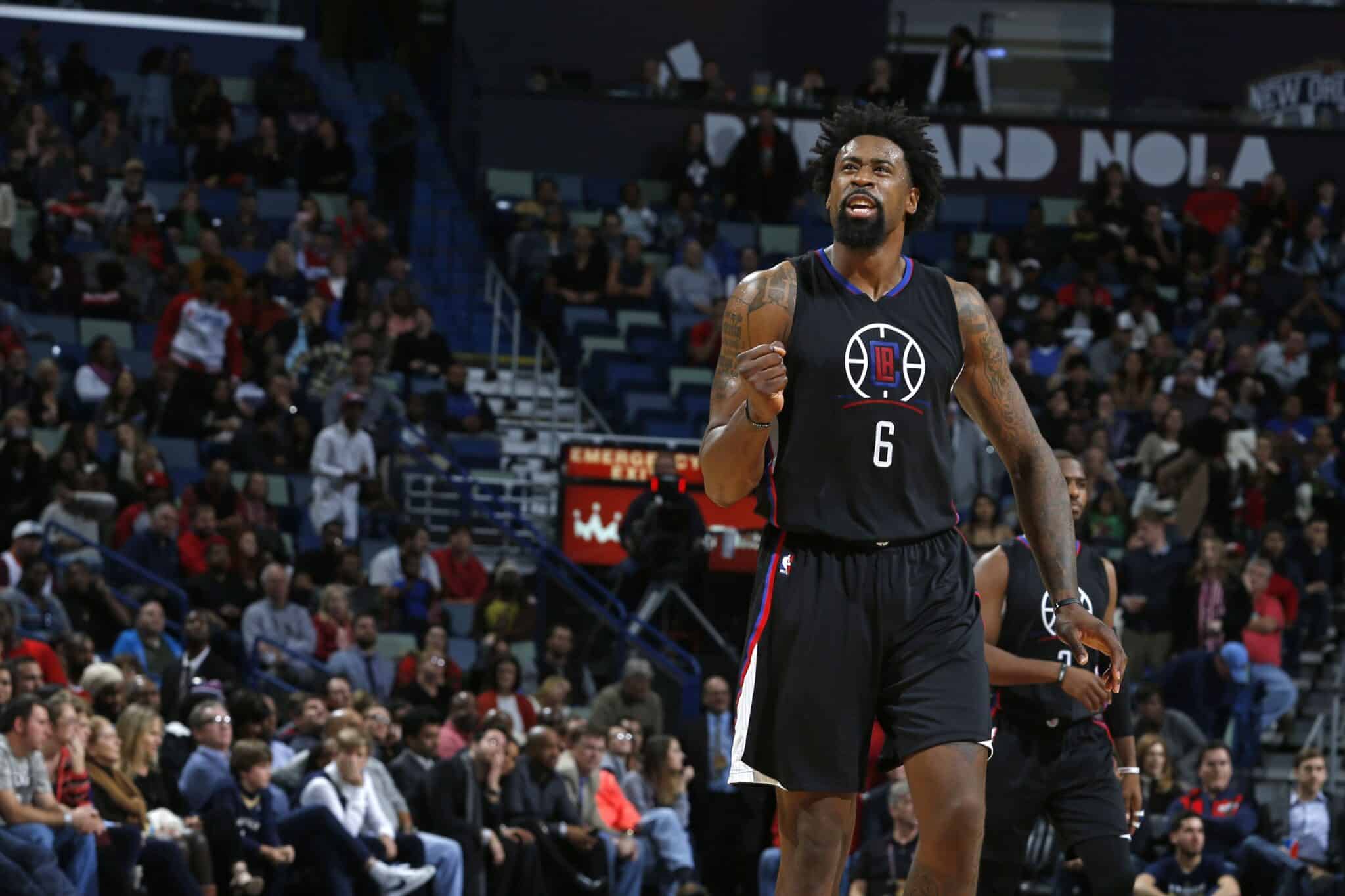 DeAndre Jordan fue una fuerza imparable para los Celtics esta madrugada. (Photo by Jonathan Bachman/NBAE via Getty Images