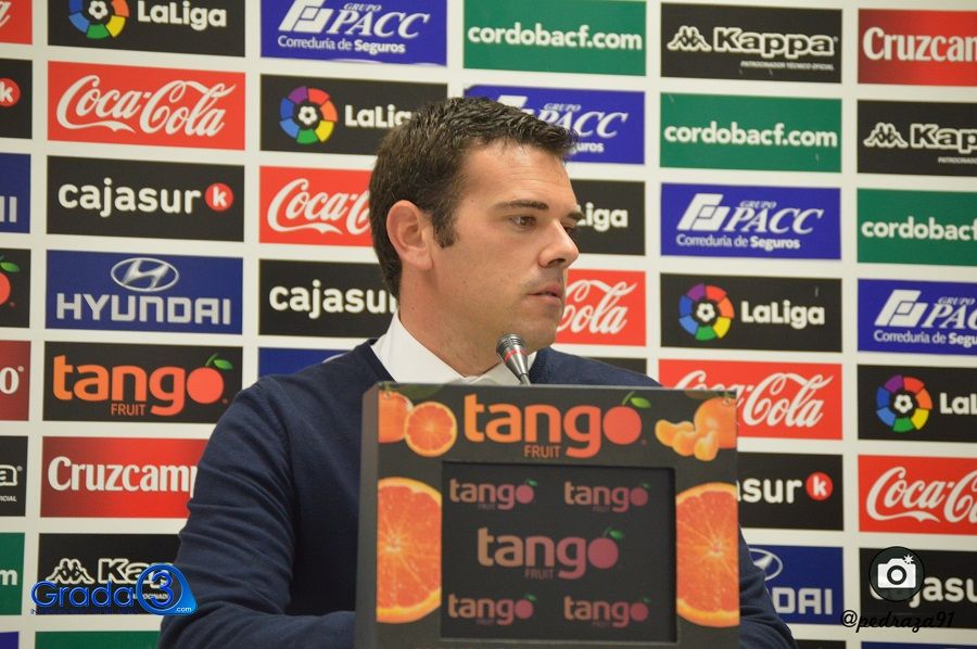 José María durante la rueda de prensa | Imagen: Jose Luis Pedraza (Grada 3)