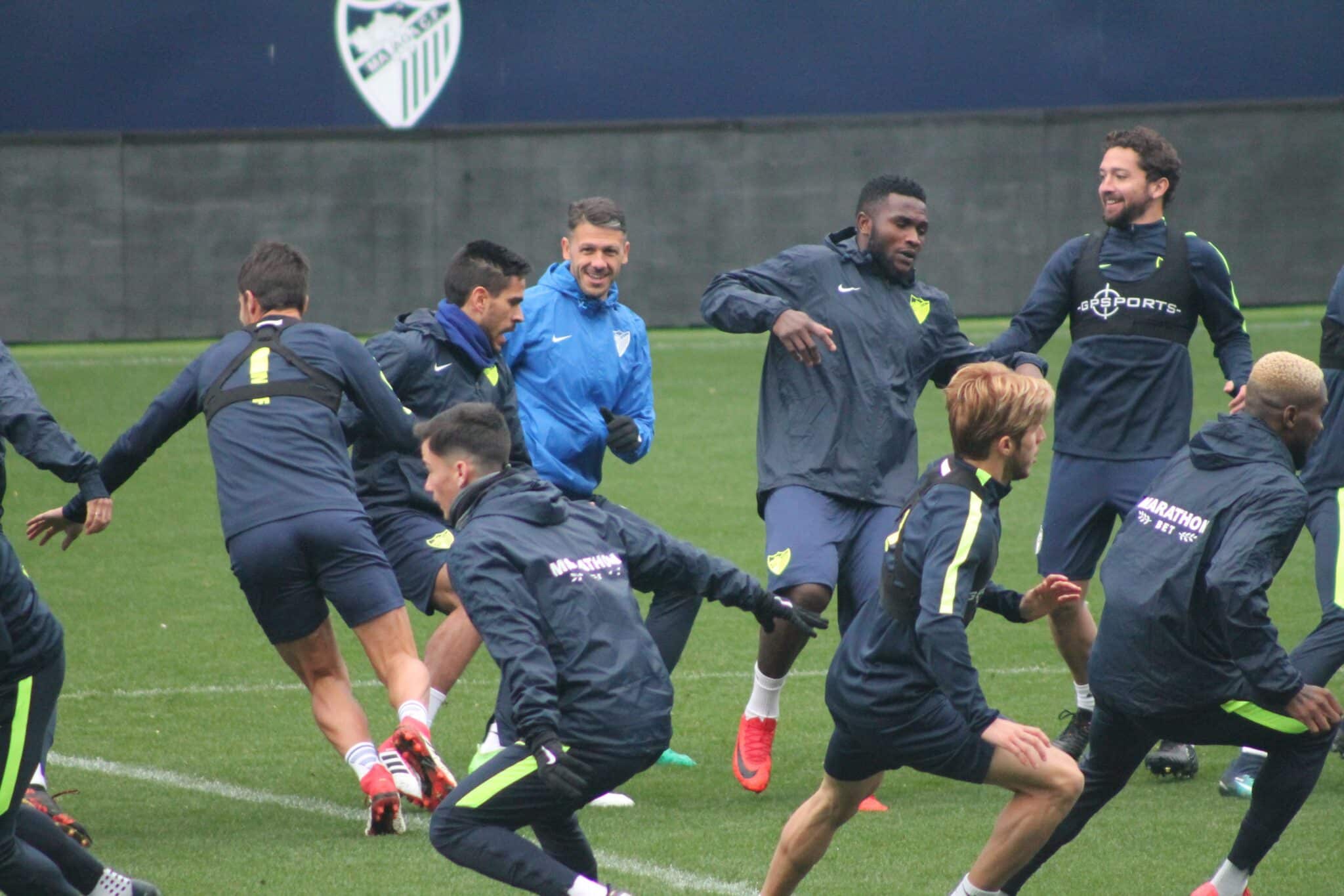 Entrenamiento del Málaga CF en la Rosaleda. Fotos de Sergio Gil para Grada3.com