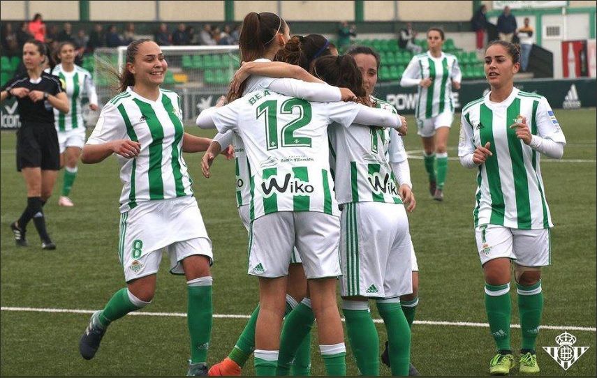 Real Betis Féminas triunfa ante su afición. Foto tomada de twitter oficial de Real Betis Féminas @RealBetisFem