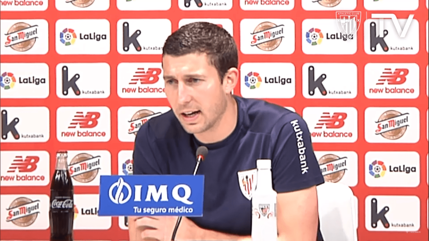 Óscar De Marcos en rueda de prensa / YouTube