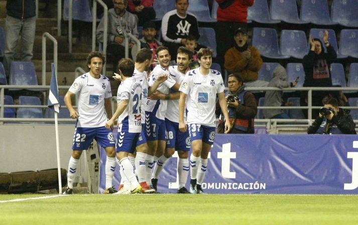 Celebración de uno de los goles tinerfeños | Imagen: Twitter