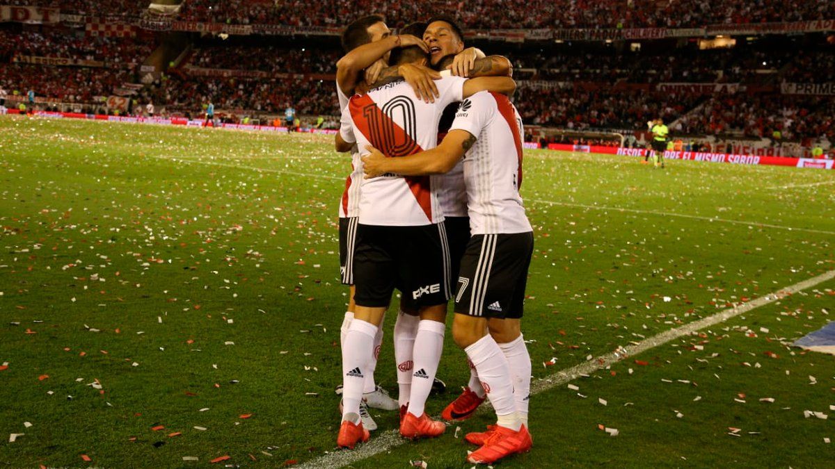Festejo y alivio, ¿River recuperó su mística ganadora? / @CARPoficial