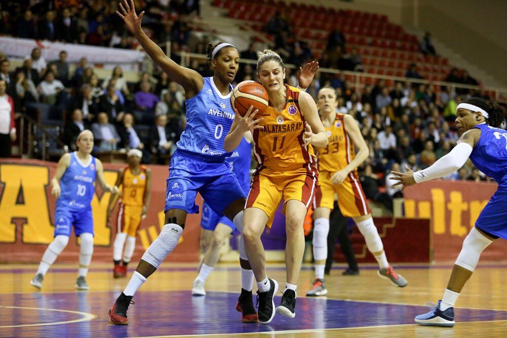 Angela Robinson (0, azul) ante Dubljevic (11, amarillo) (Foto: @CompeticionFEB)