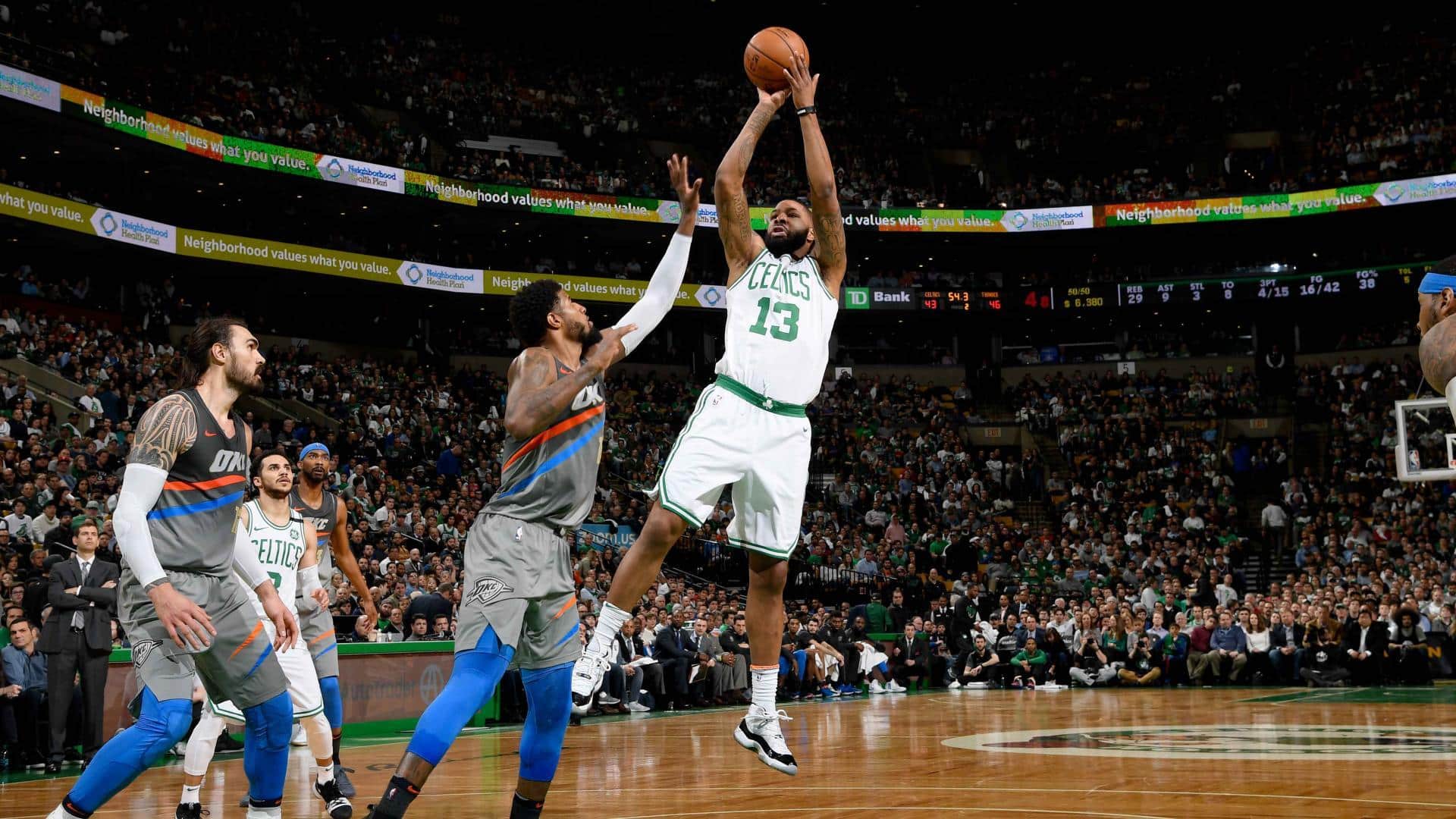 Marcus Morris se erigió en el héroe del encuentro para Boston. Foto: nba.com)