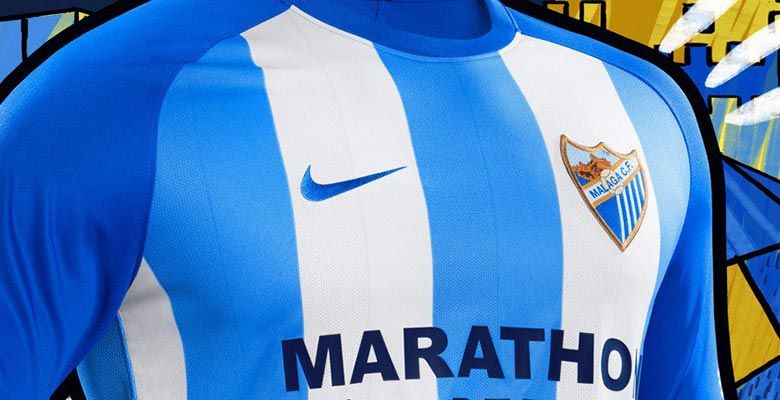 Camiseta del Málaga CF.
