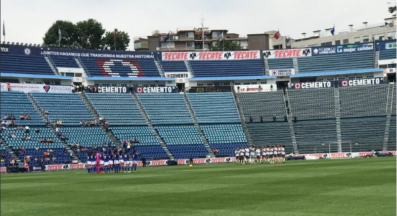 Foto tomada del Twitter oficial del Club América femenil @AmericaFemenil