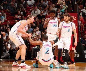 Duro correctivo de Miami Heat ante unos impotentes Washington Wizards