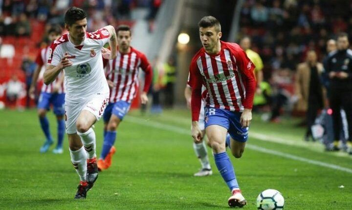 Nacho Méndez en el partido frente a la Cultural