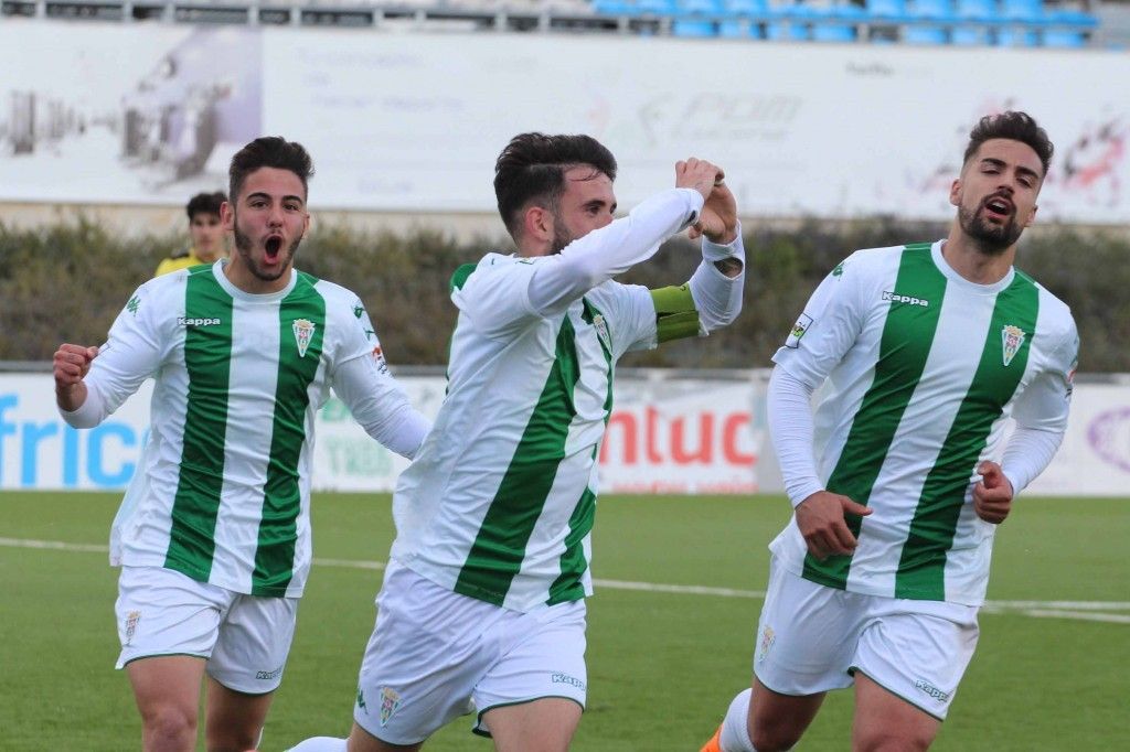 Sebas celebra su gol frente al Écija | Imagen: Córdoba CF