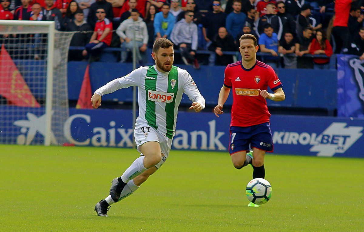 Galán durante una jugada | Imagen: Córdoba CF