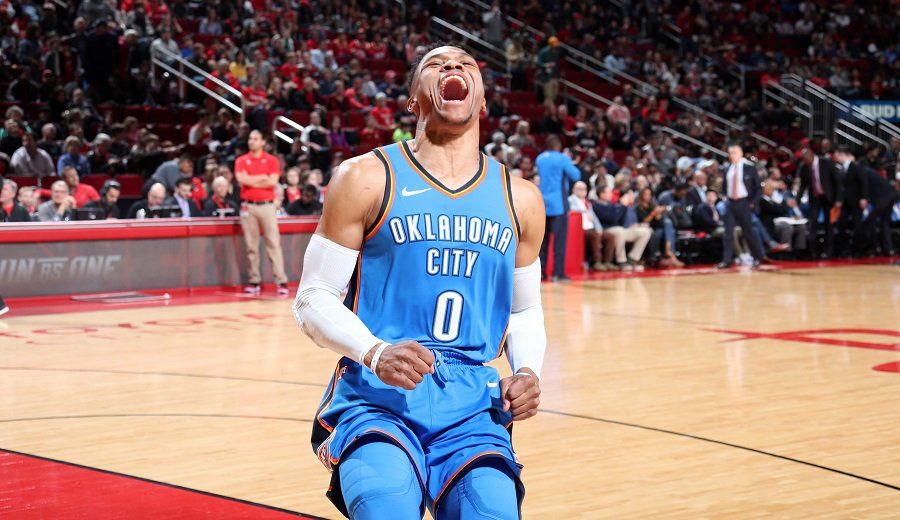 Westbrook, a un paso de volver a promediar un triple-doble esta temporada. FOTO: @GIGANTESbasket
